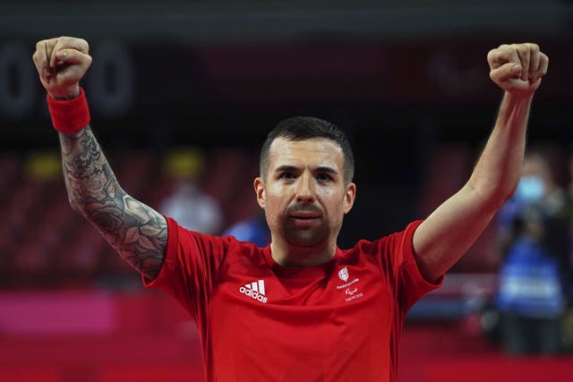 Table Tennis player Will Bayley ended up with silver (imagecomms/ParalympicsGB)