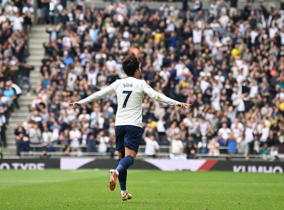 <p>Son Heung-min’s goal for Spurs was the difference in north London</p>