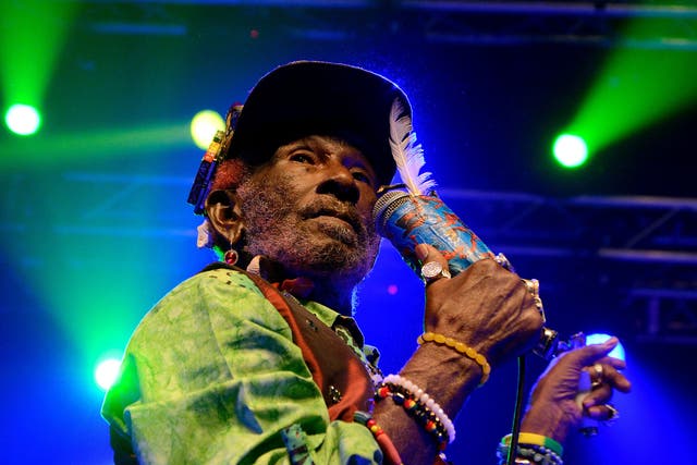 <p>Lee ‘Scratch’ Perry, who has died at the age of 85, pictured in 2016</p>