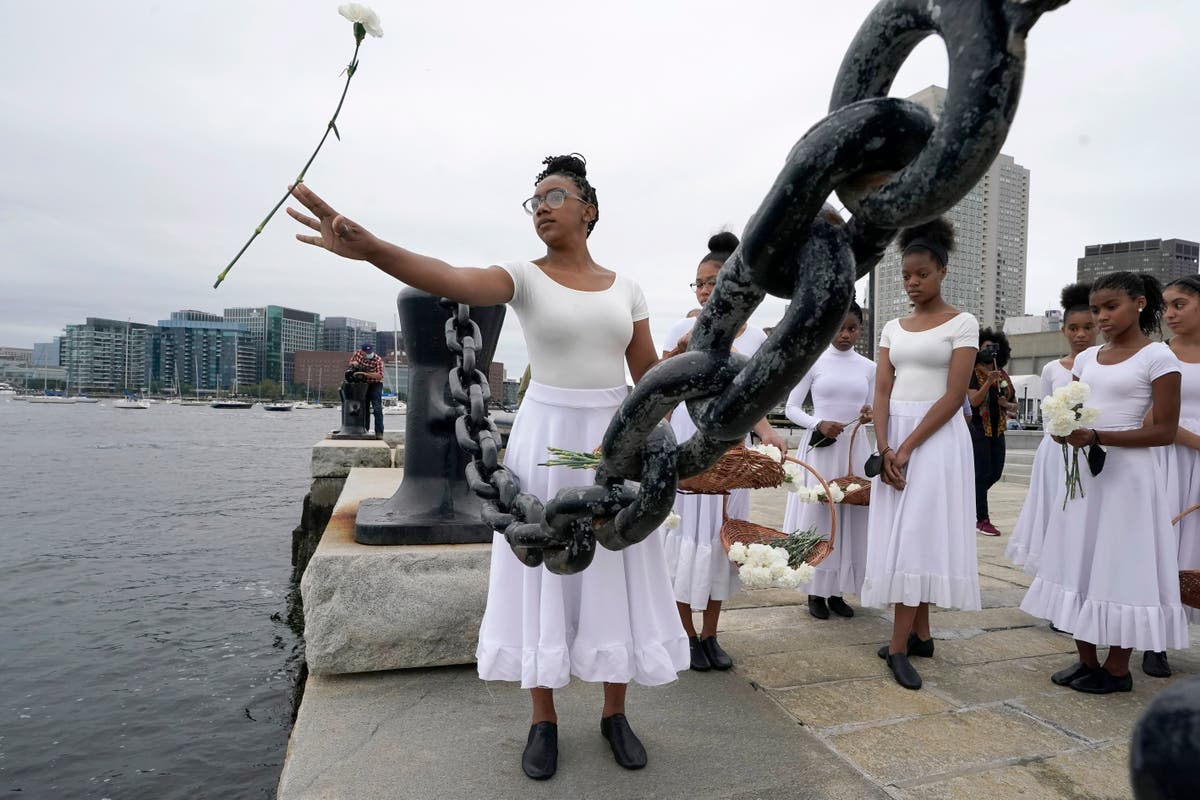 Marker honoring enslaved Africans dedicated in Boston