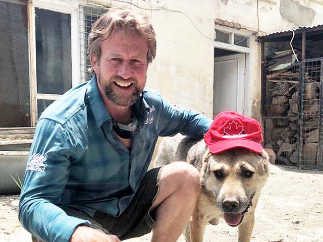 <p>Paul ‘Pen’ Farthing refused to take an evacuation flight unless his animals could come too</p>