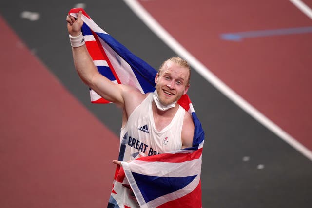 Great Britain’s Jonnie Peacock reacts after his bronze medal was confirmed (Tim Goode/PA)