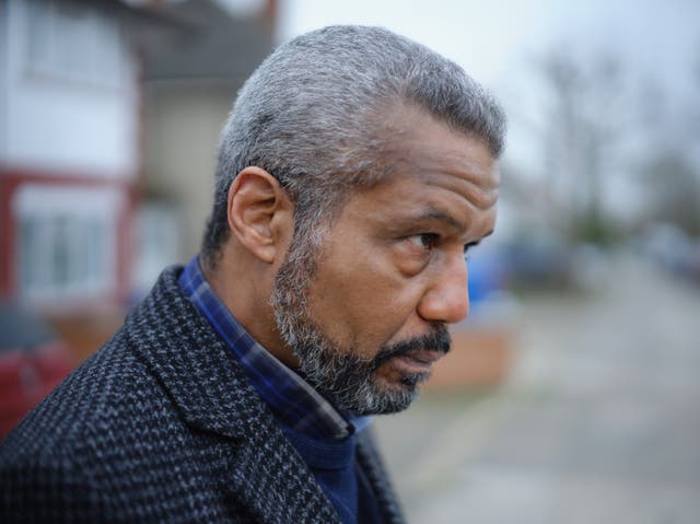 <p>Hugh Quarshie as Neville Lawrence in ITV’s ‘Stephen'</p>