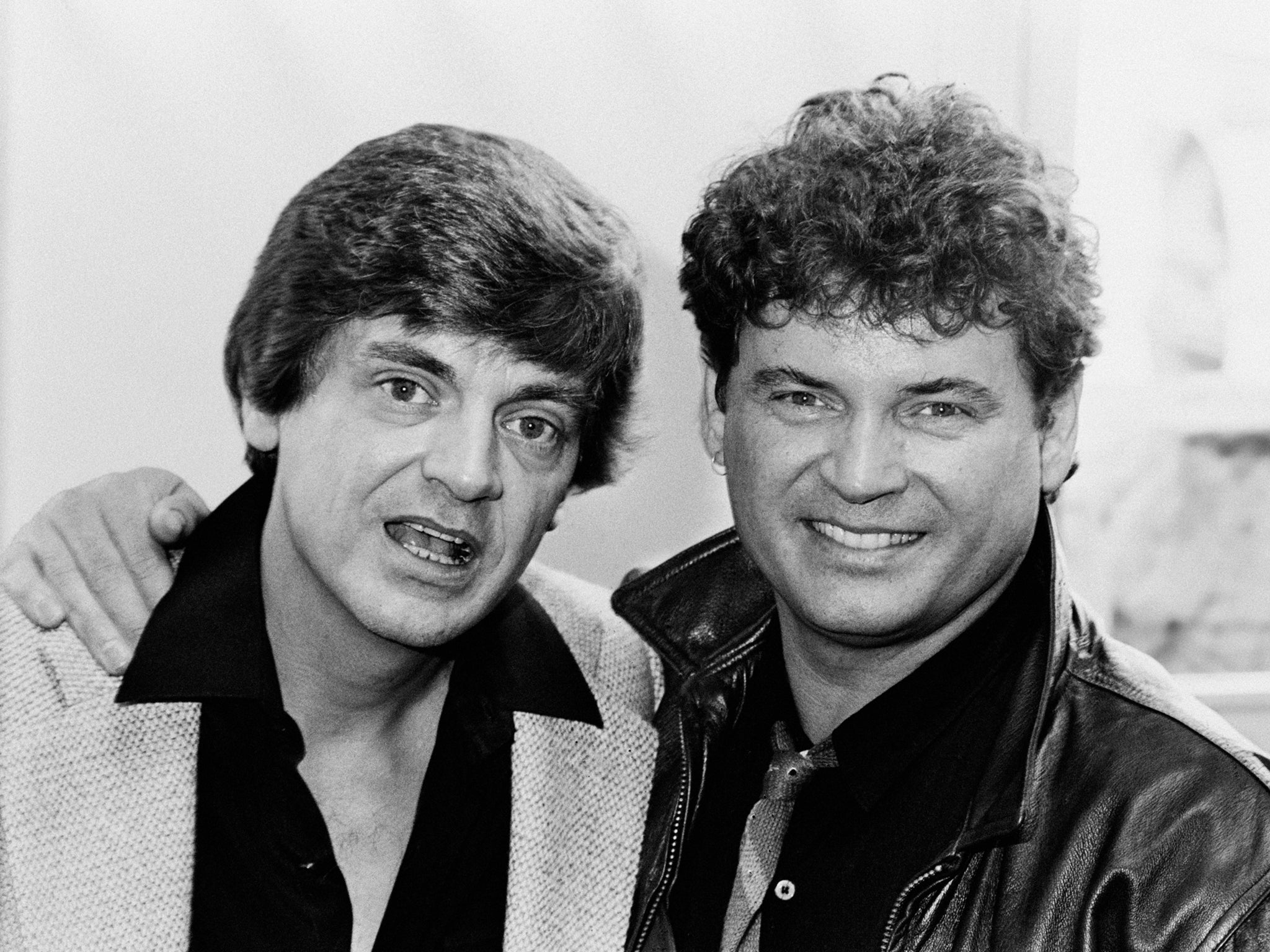 Don (right) with his brother in 1983