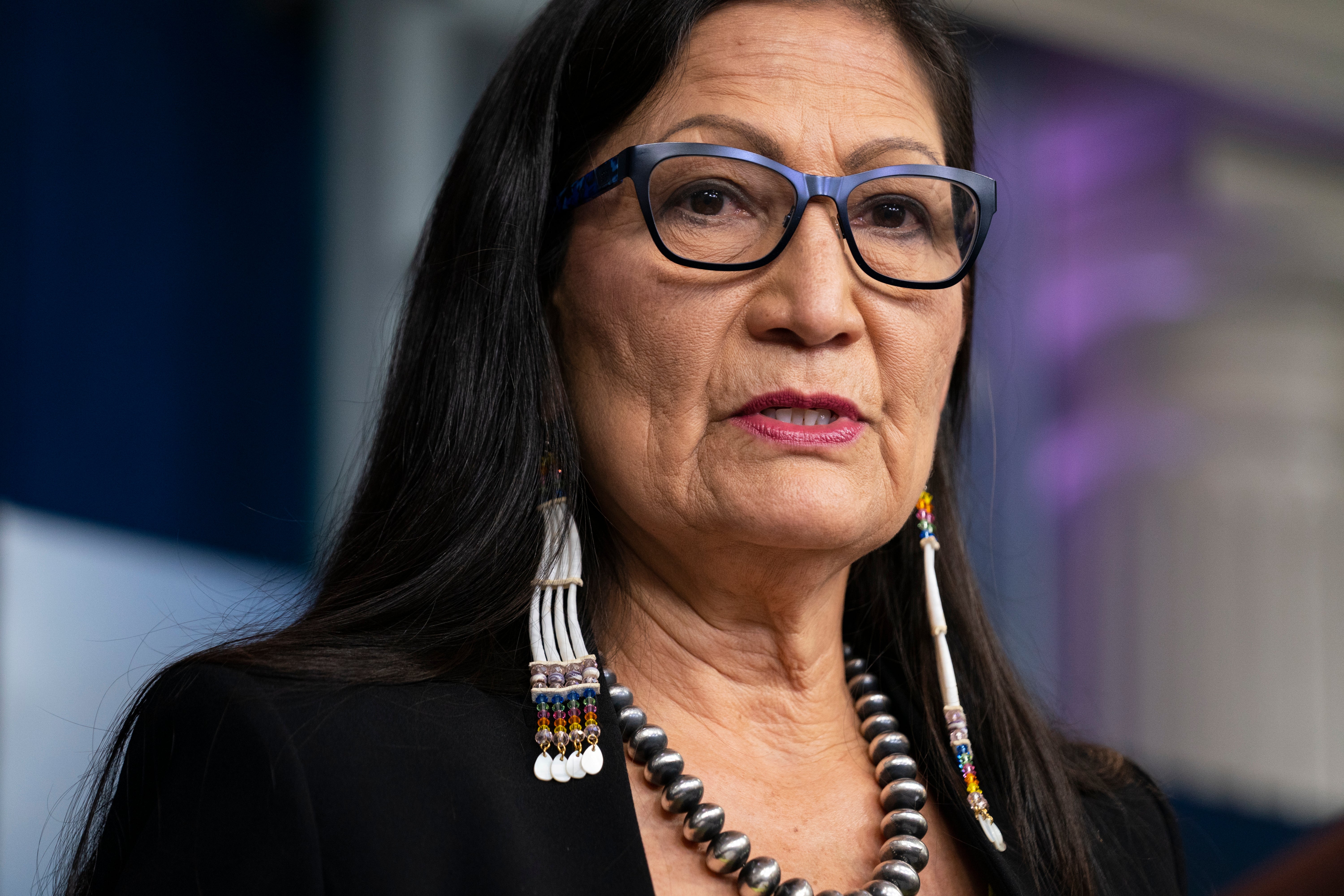 File: Deb Haaland became the first Native American to become a cabinet secretary of the US government in March this year