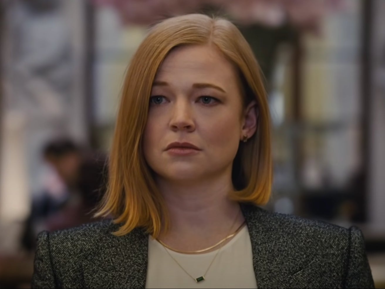 <p>Sarah Snook in season three of ‘Succession'</p>