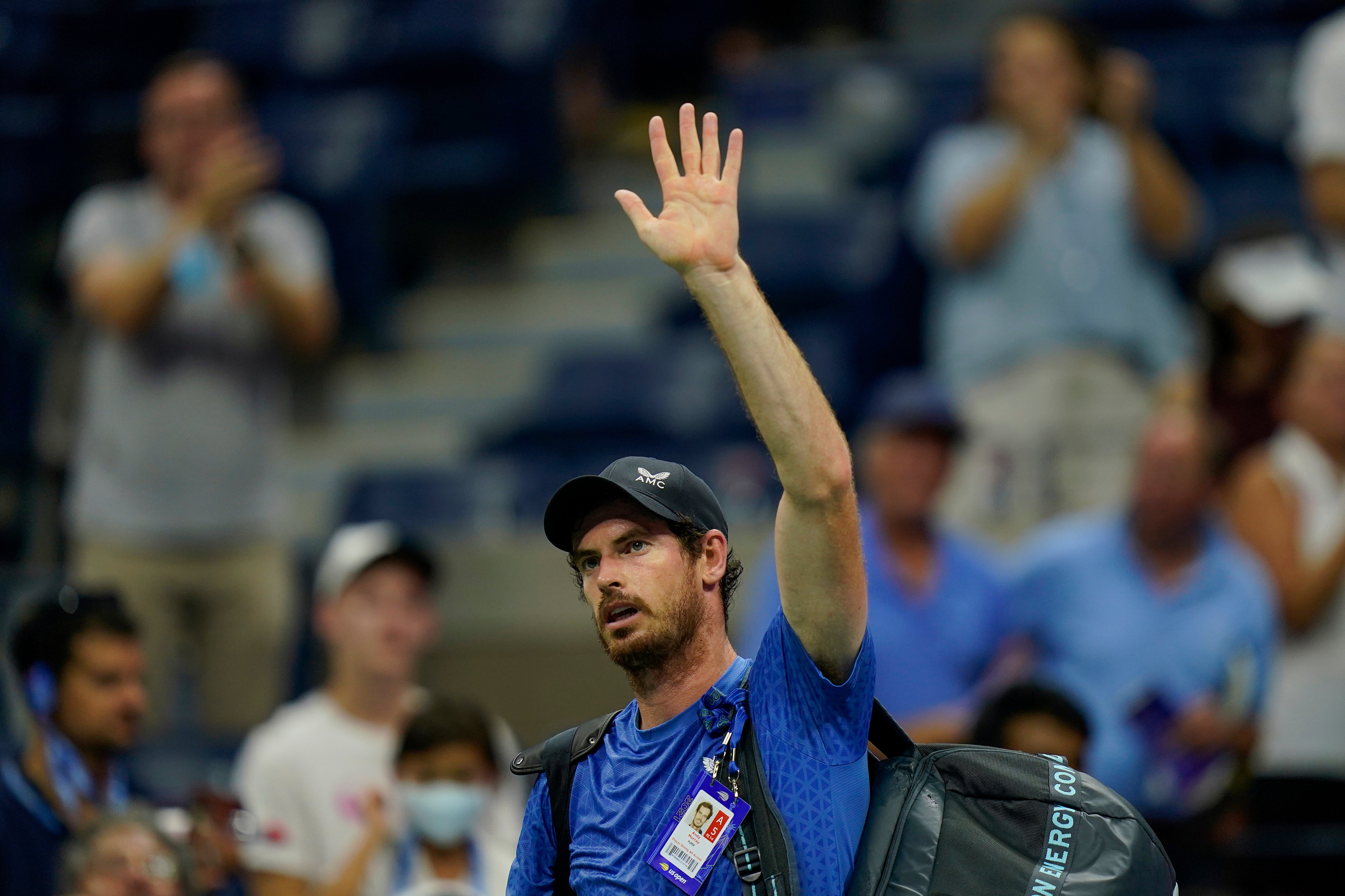 Andy Murray bowed out in five sets (Seth Wenig/AP)