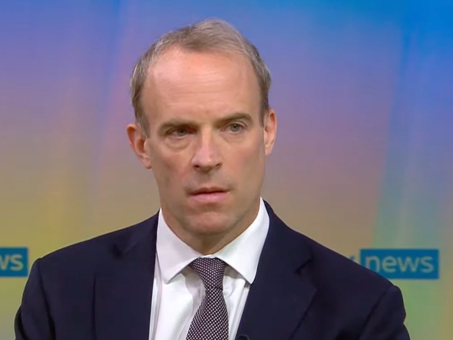 Dominic Raab, explaining why problems are nothing to do with him
