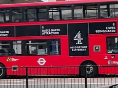 ‘Intrusive and potentially reckless’: Channel 4 bus adverts to be removed after backlash