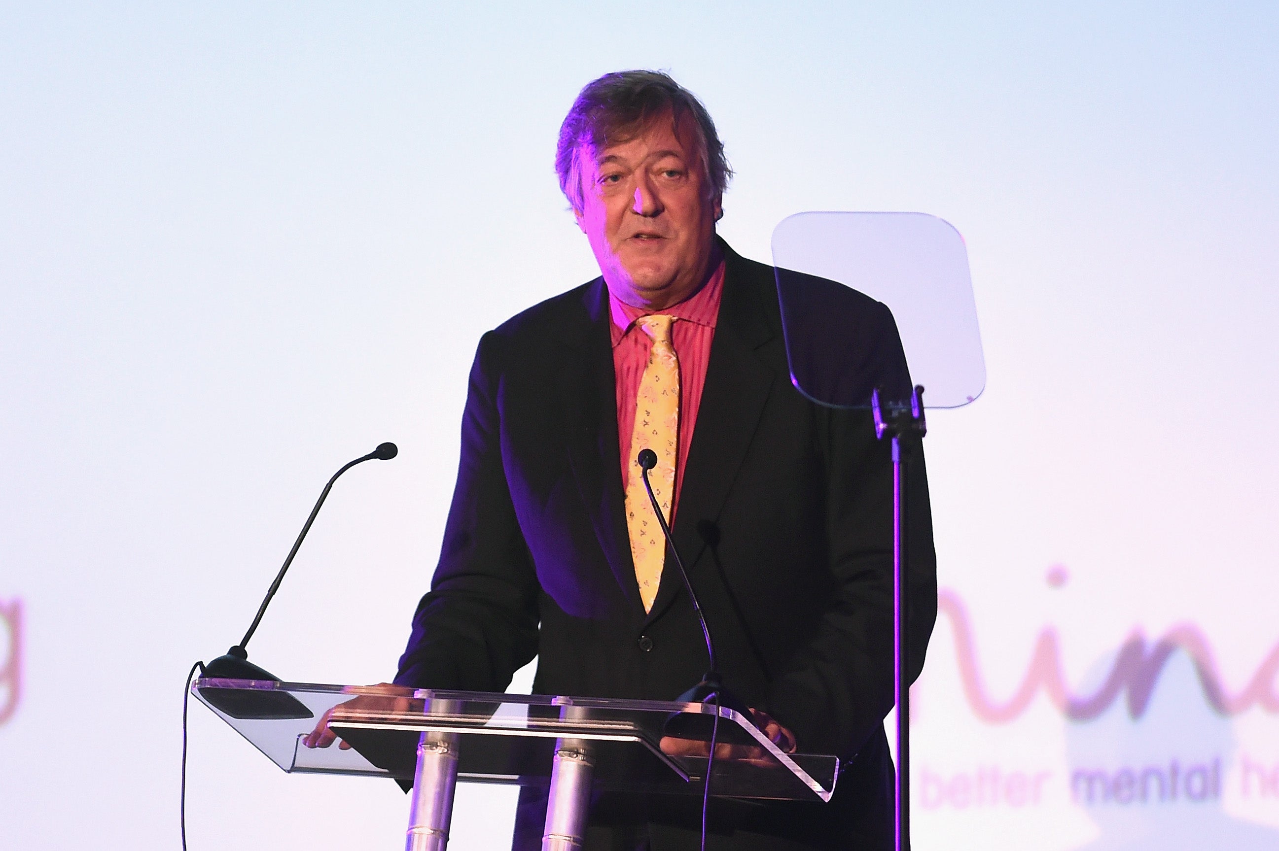 Stephen Fry is currently the president of Mind