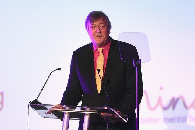 <p>Stephen Fry is currently the president of Mind </p>