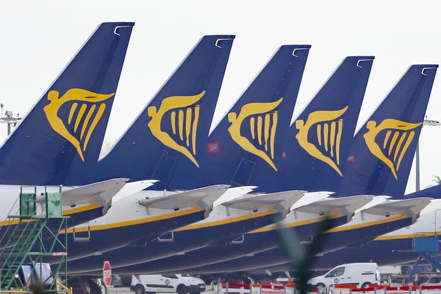 Ryanair has announced it will operate 14 new routes from London airports this winter (Niall Carson/PA)