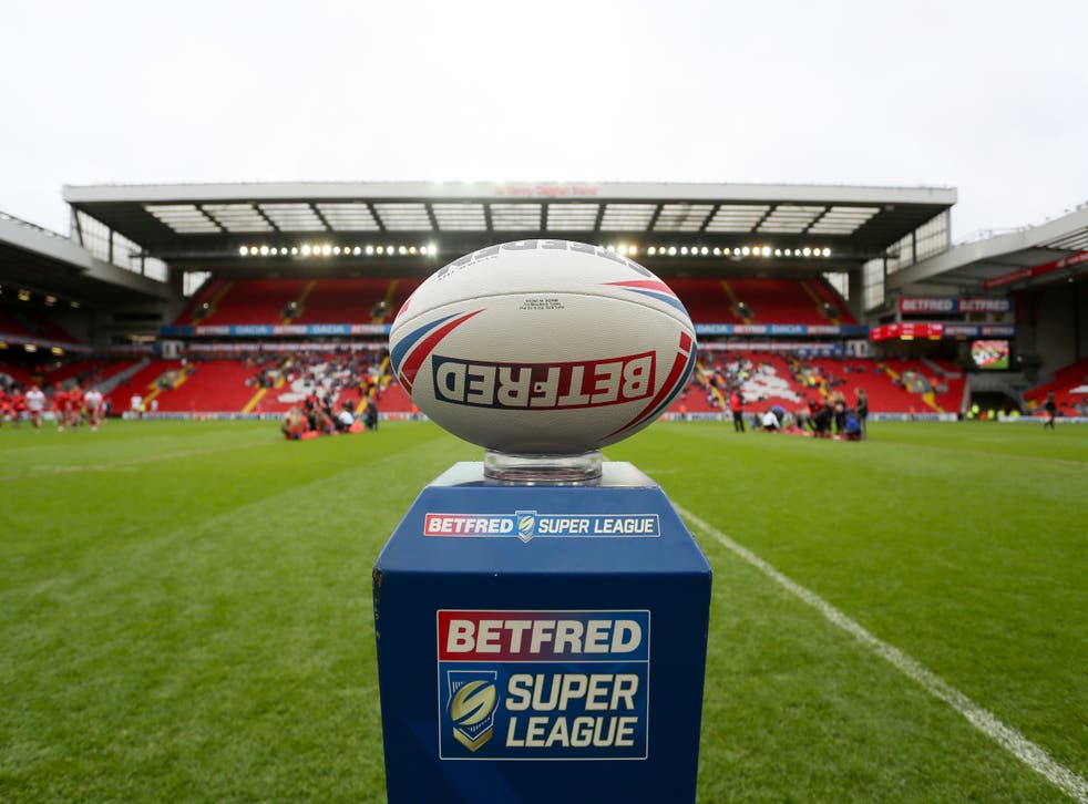 General view of the Betfred super league ball