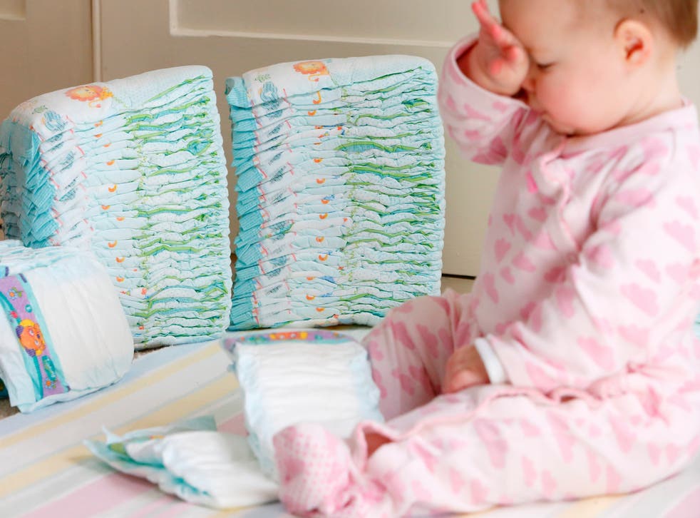 <p>An estimated 143 million nappies are thrown away in Wales each year</p>