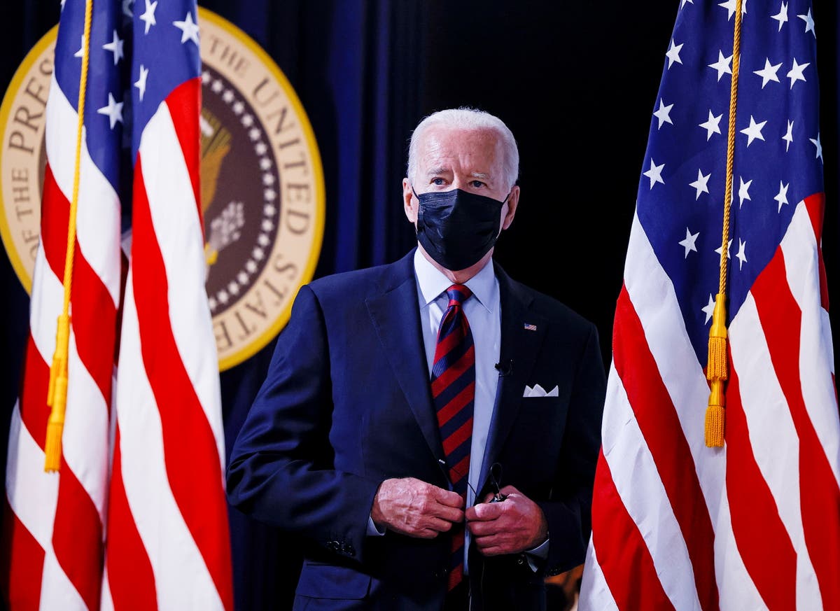 Biden speech - live: President to address Afghanistan withdrawal as national security adviser ‘committed’ to getting Americans out