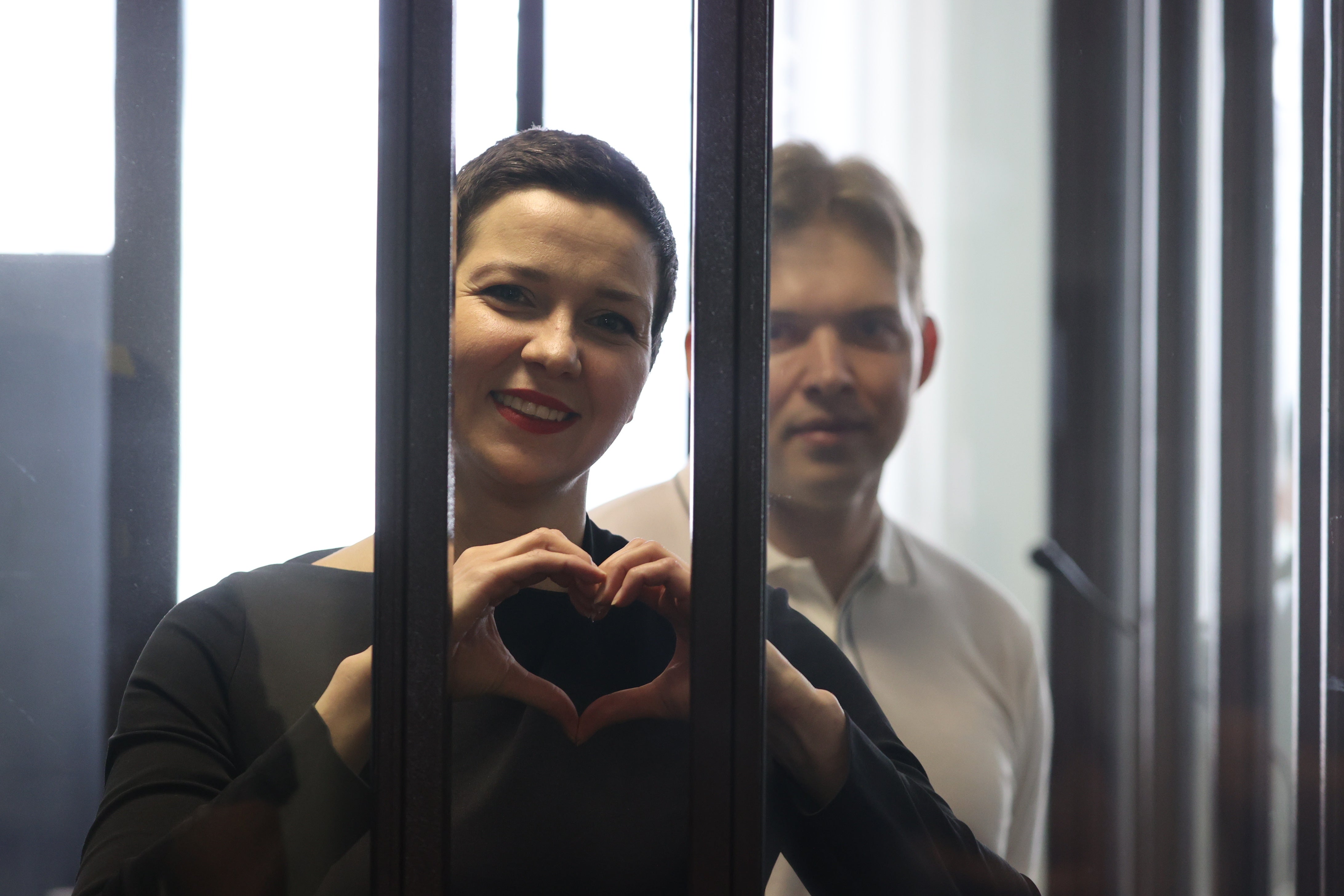 Maria Kolesnikova and Maxim Znak in jail