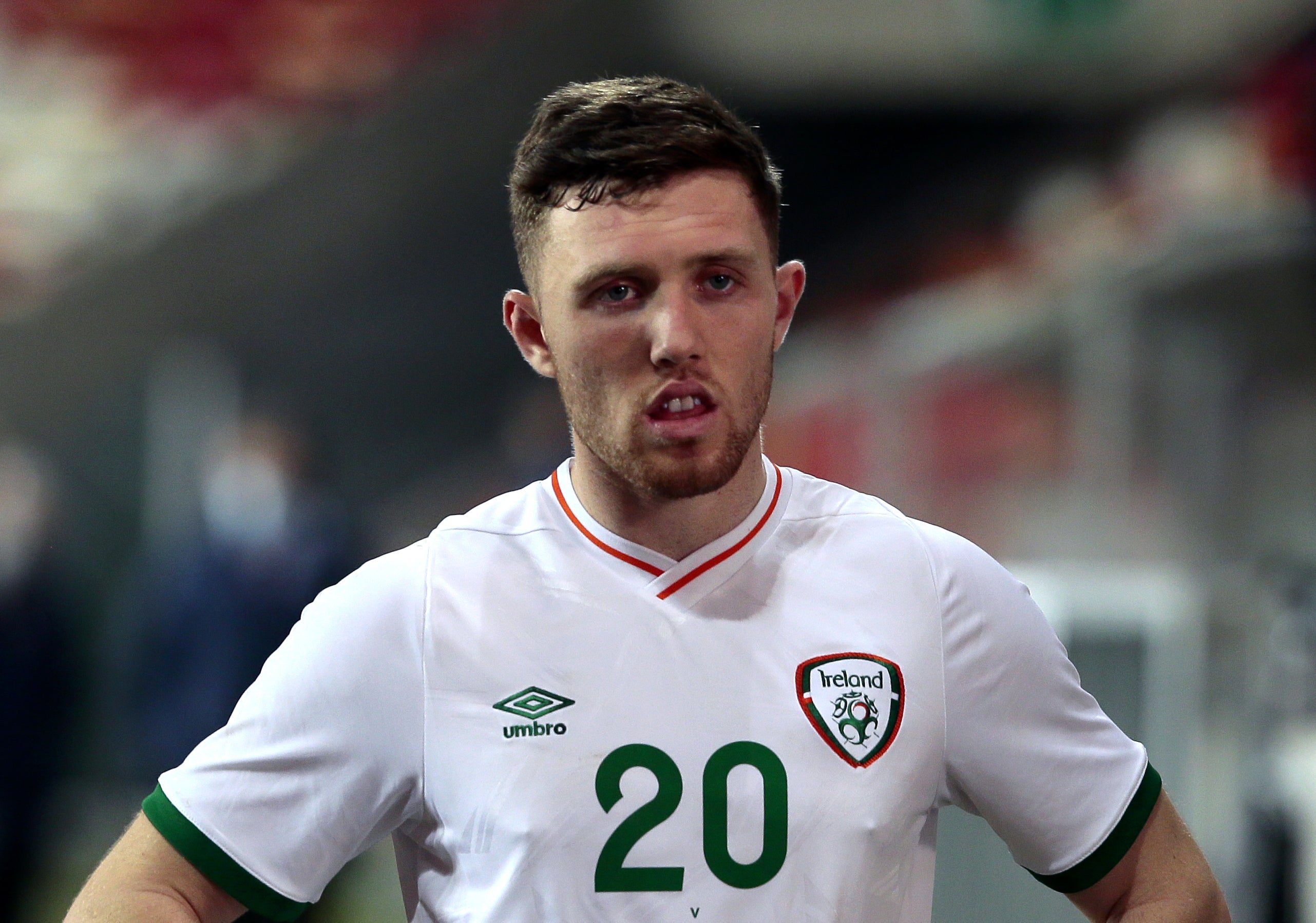 Republic of Ireland defender Dara O’Shea has made the step up to senior international football under Stephen Kenny (Trenka Attila/PA)