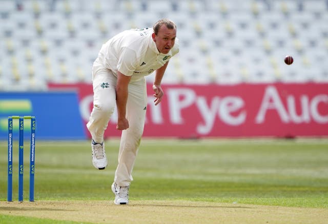 Luke Fletcher was in the groove for Nottinghamshire (Zac Goodwin/PA)