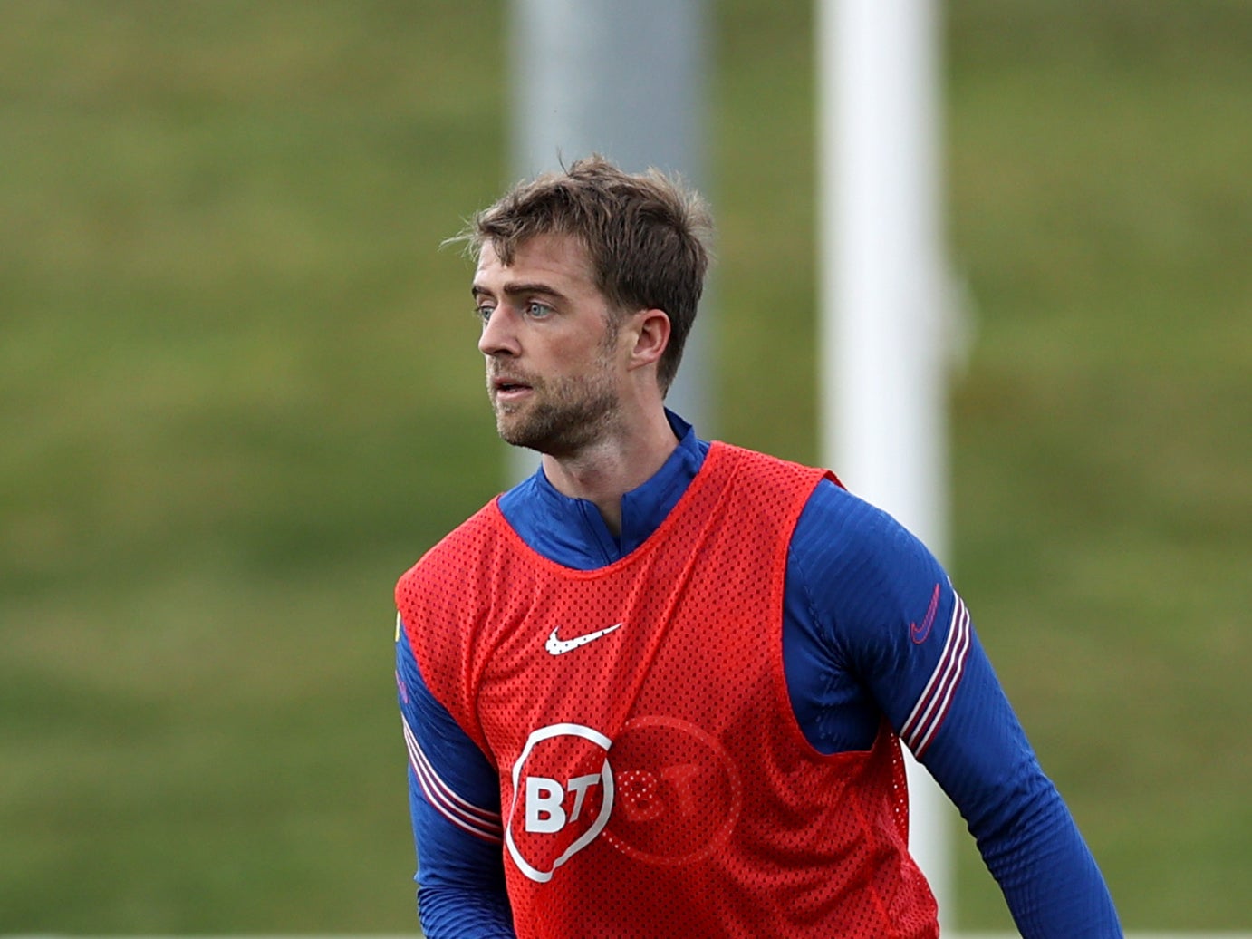 <p>Patrick Bamford trains with the England squad for the first time</p>