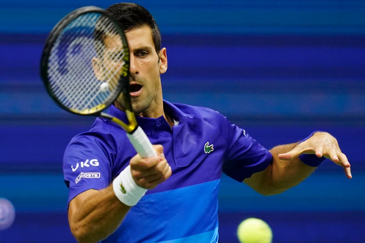 Novak Djokovic survives scare to keep calendar slam bid on track at US Open