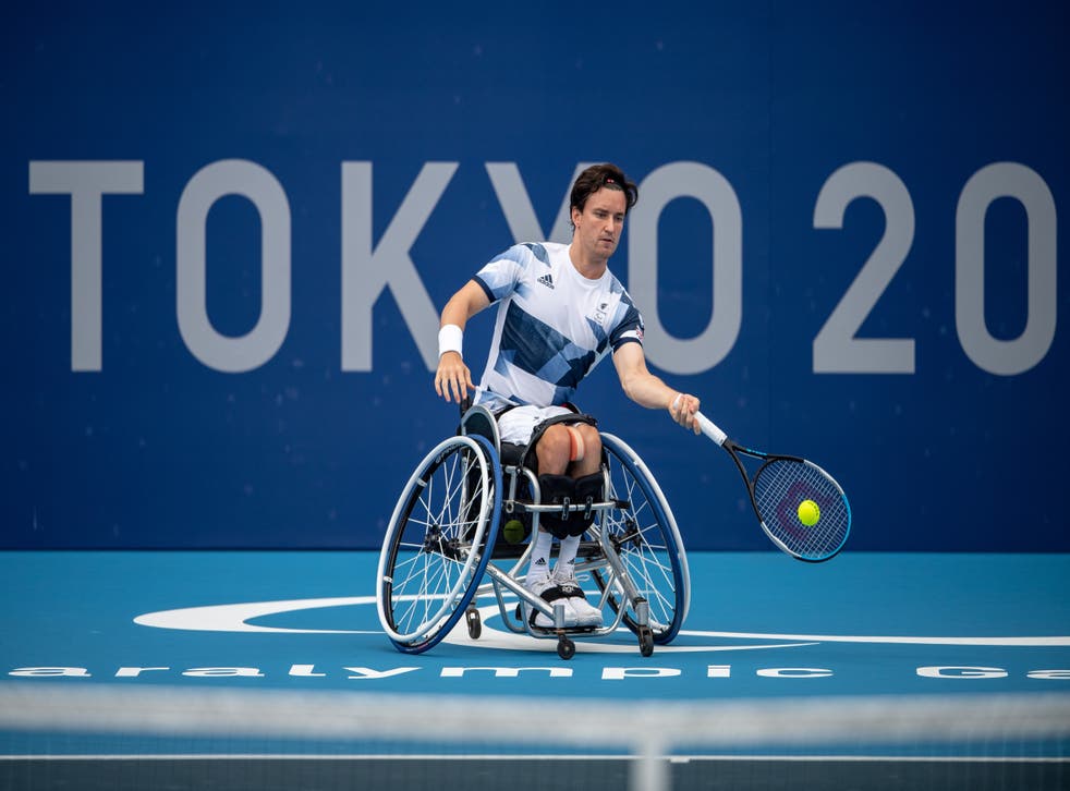 Great Britain’s Gordon Reid remains on track to retain his Paralympic wheelchair singles title (Joel Marklund/OIS/PA)
