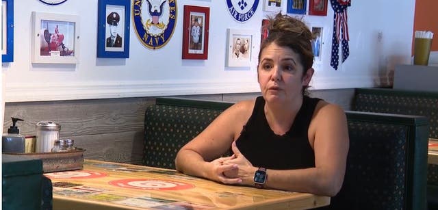 <p>Owner of DeBary Diner Angie Ugarte blamed president Joe Biden for the death of 13 troops</p>