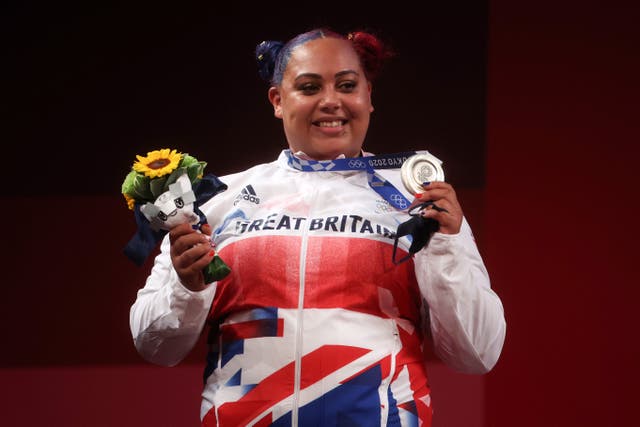 <p>Emily Campbell won a historic silver medal in Tokyo </p>