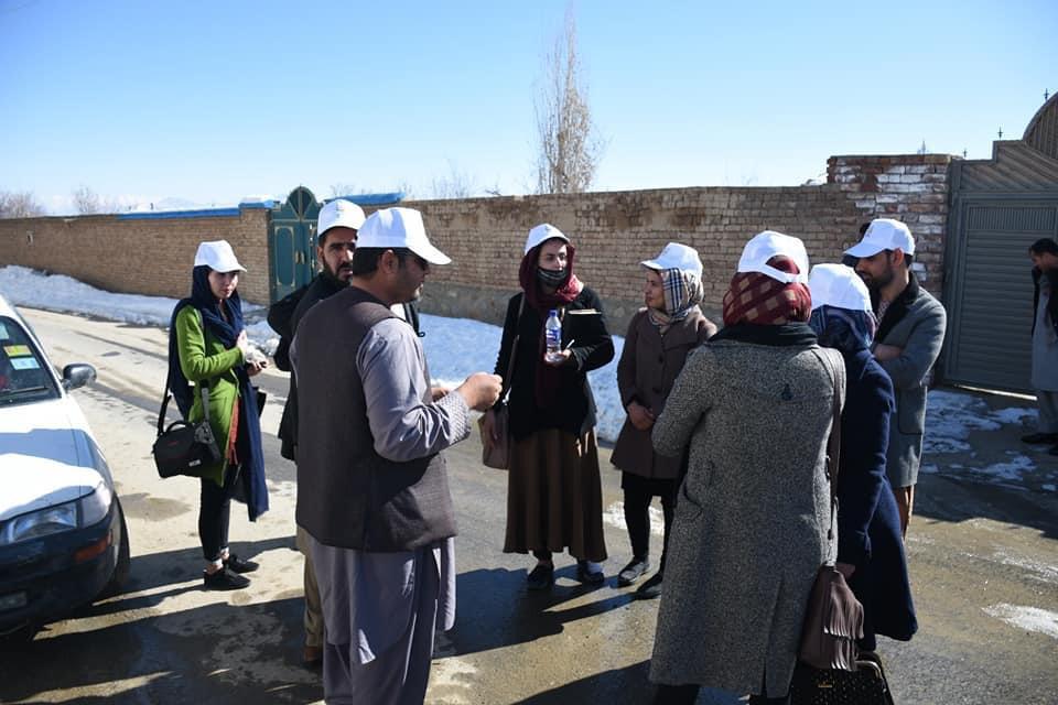 Zarlasht Wali (centre) has been campaigning for the education of children in Afghanistan for six years now