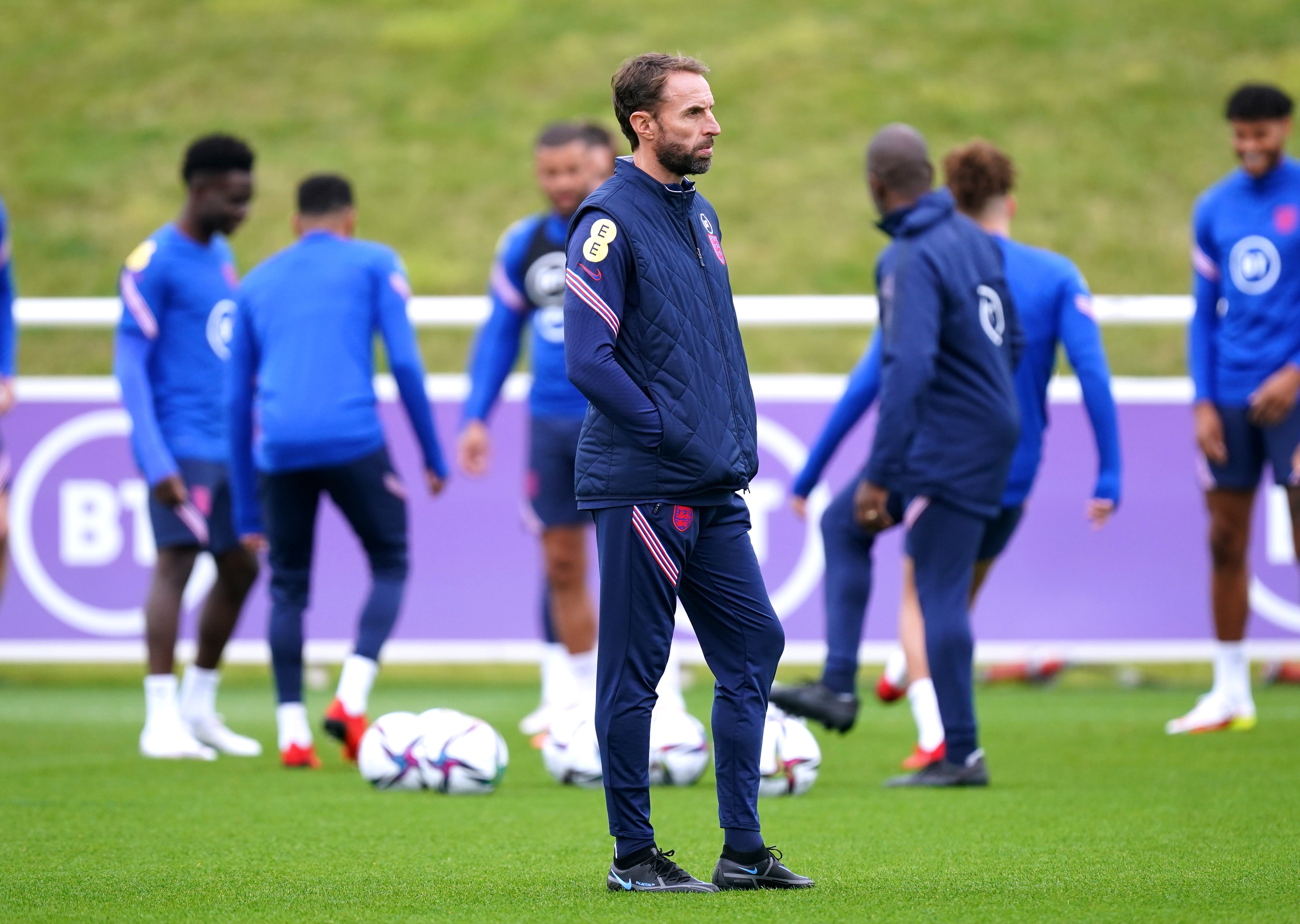 Gareth Southgate says his England squad is embarking on a new challenge (Mike Egerton/PA)