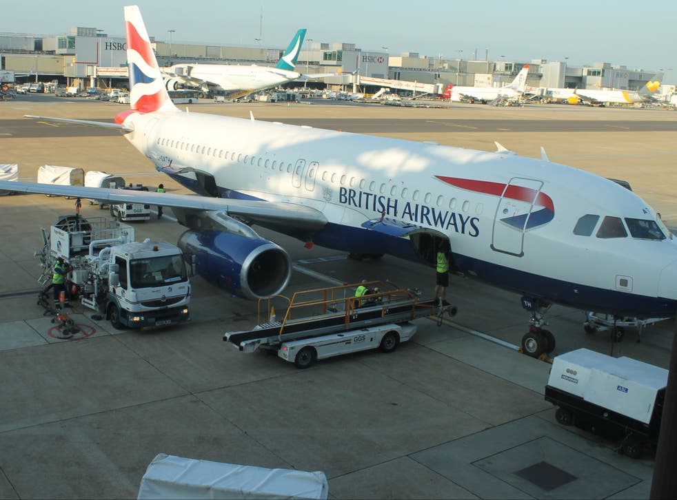 <p>Going places? British Airways Airbus A320 at Gatwick airport before the coronavirus pandemic </p>