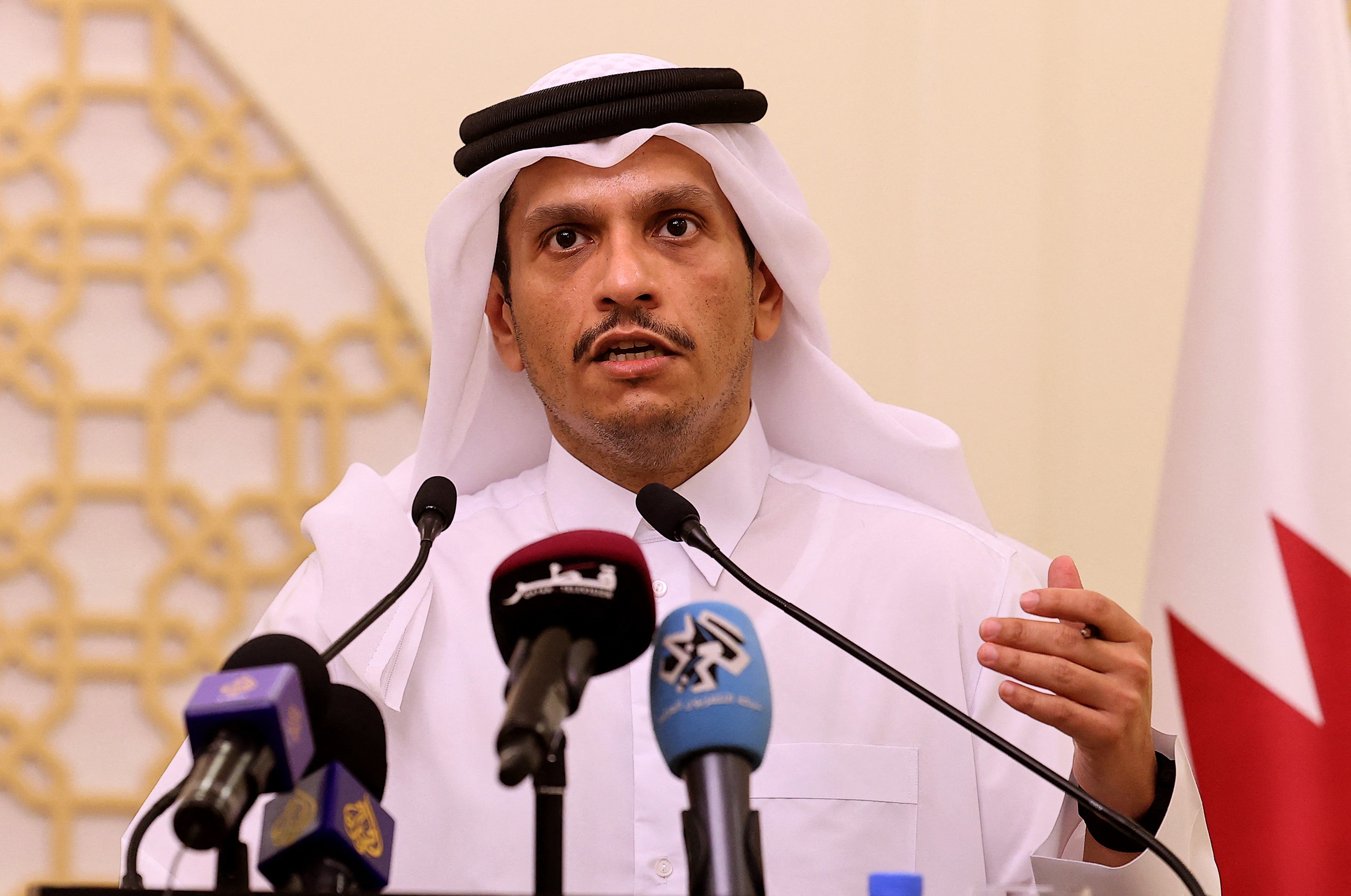Qatar’s foreign minister, Sheikh Mohammed bin Abdulrahman al-Thani