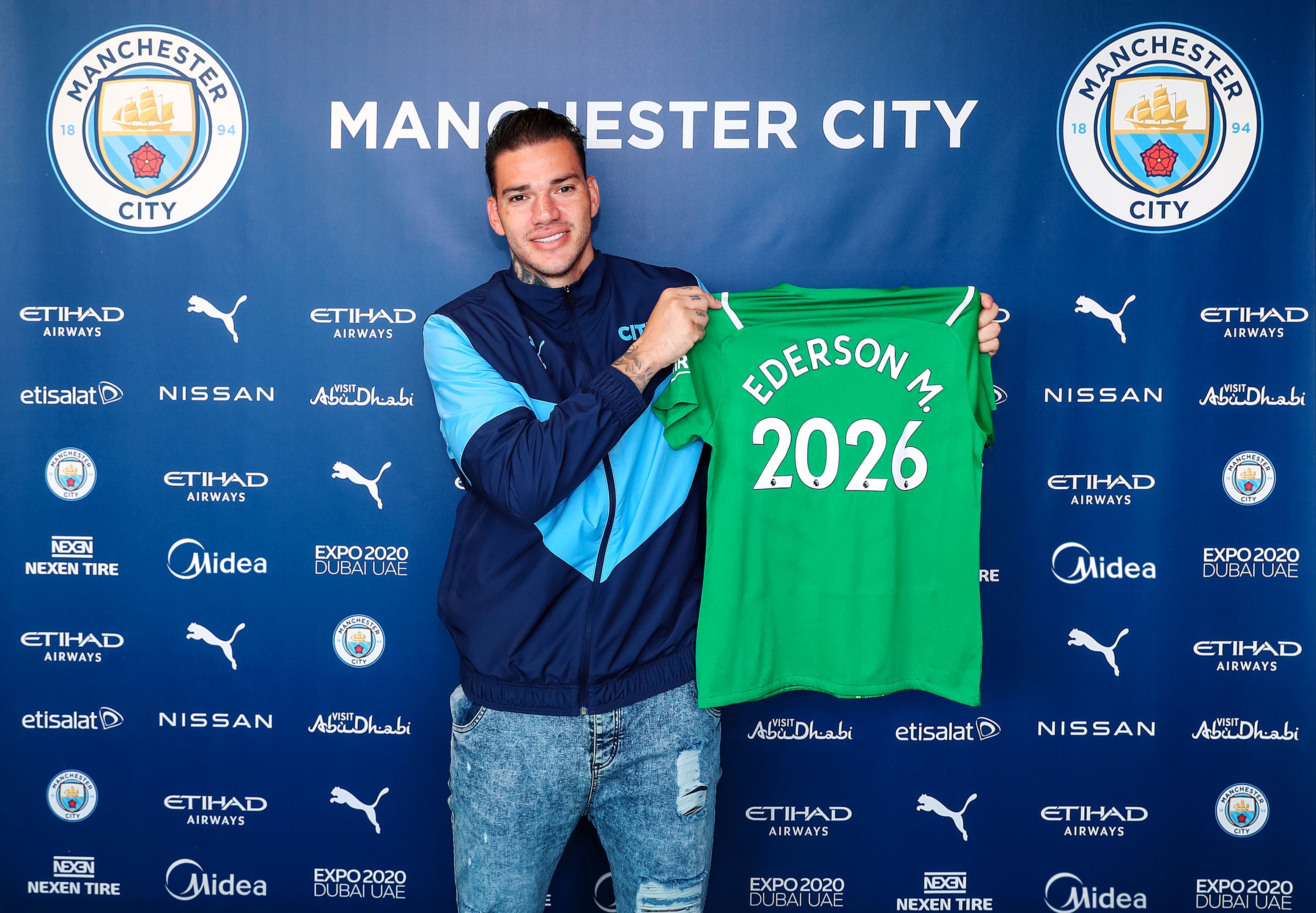 Ederson has signed a new deal at Man City