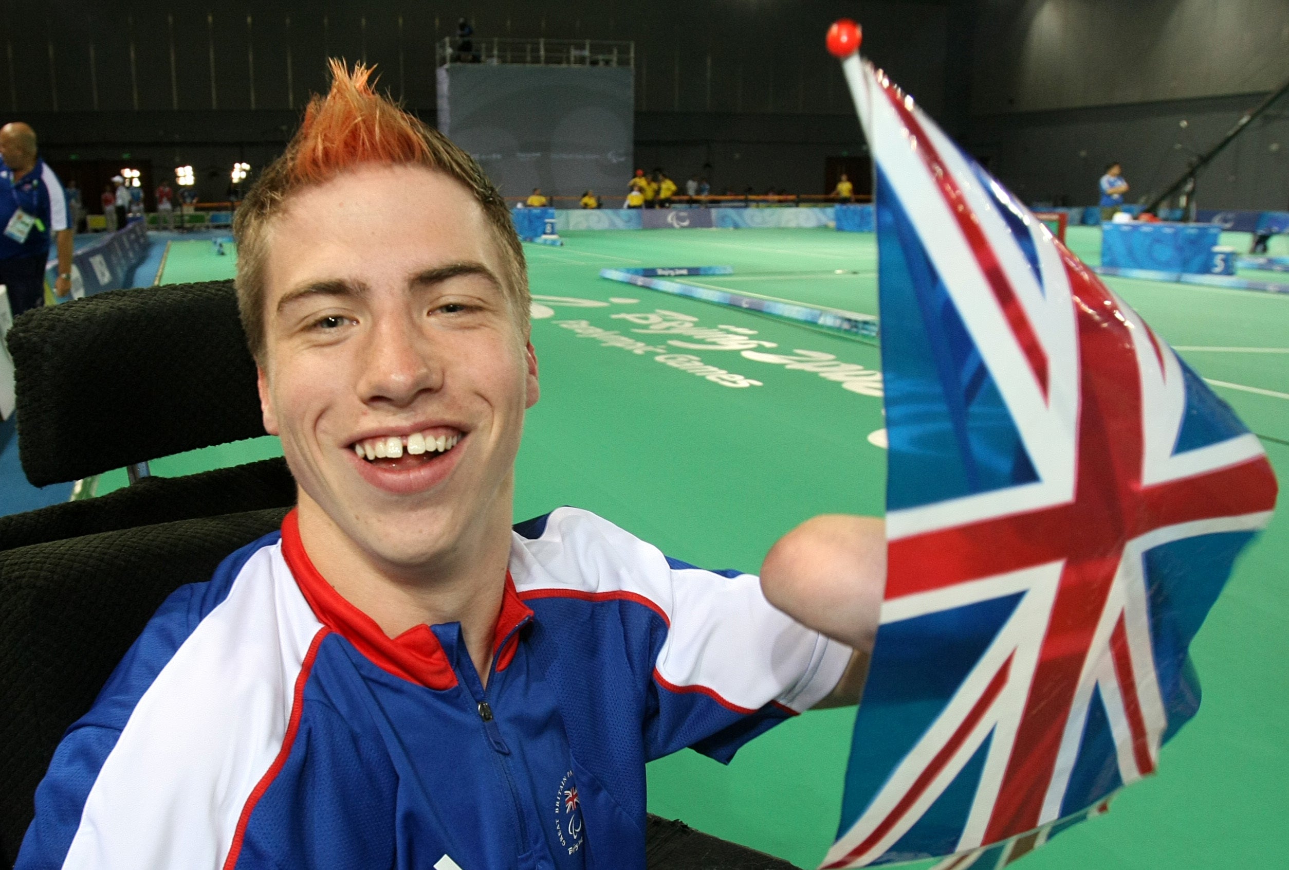 Great Britain’s David Smith celebrates winning gold (Julien Behal/PA)