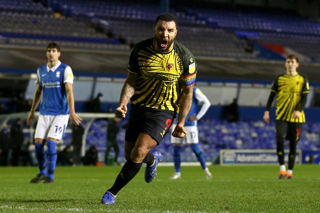Troy Deeney moved to Birmingham on a two-year deal (Barrington Coombs/PA)