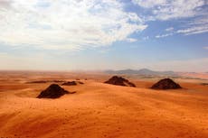 Once green, prehistoric Arabia drew early humans from Africa