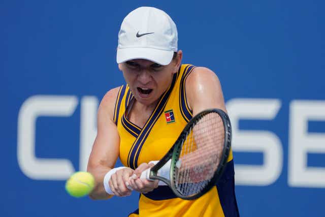 Simona Halep reached round three of the US Open (John Minchillo/AP)