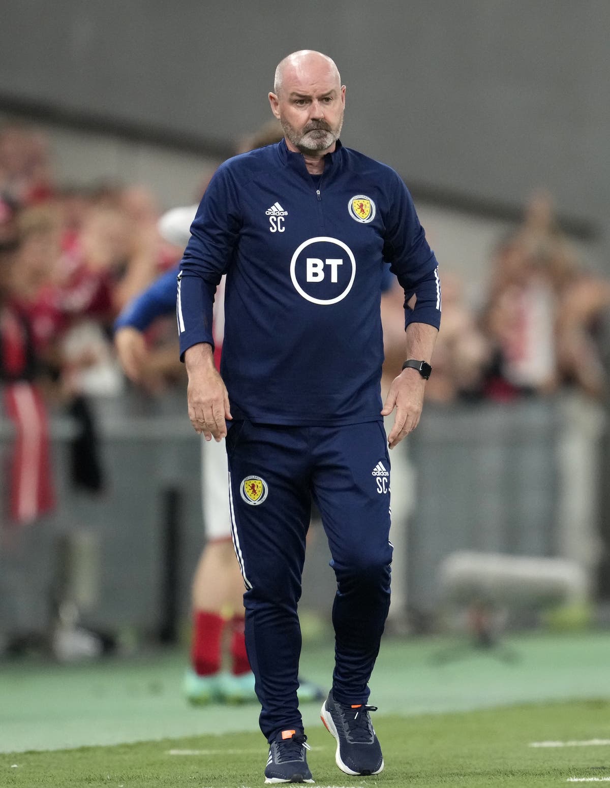 Scotland boss Steve Clarke blames team shape for defeat to Denmark