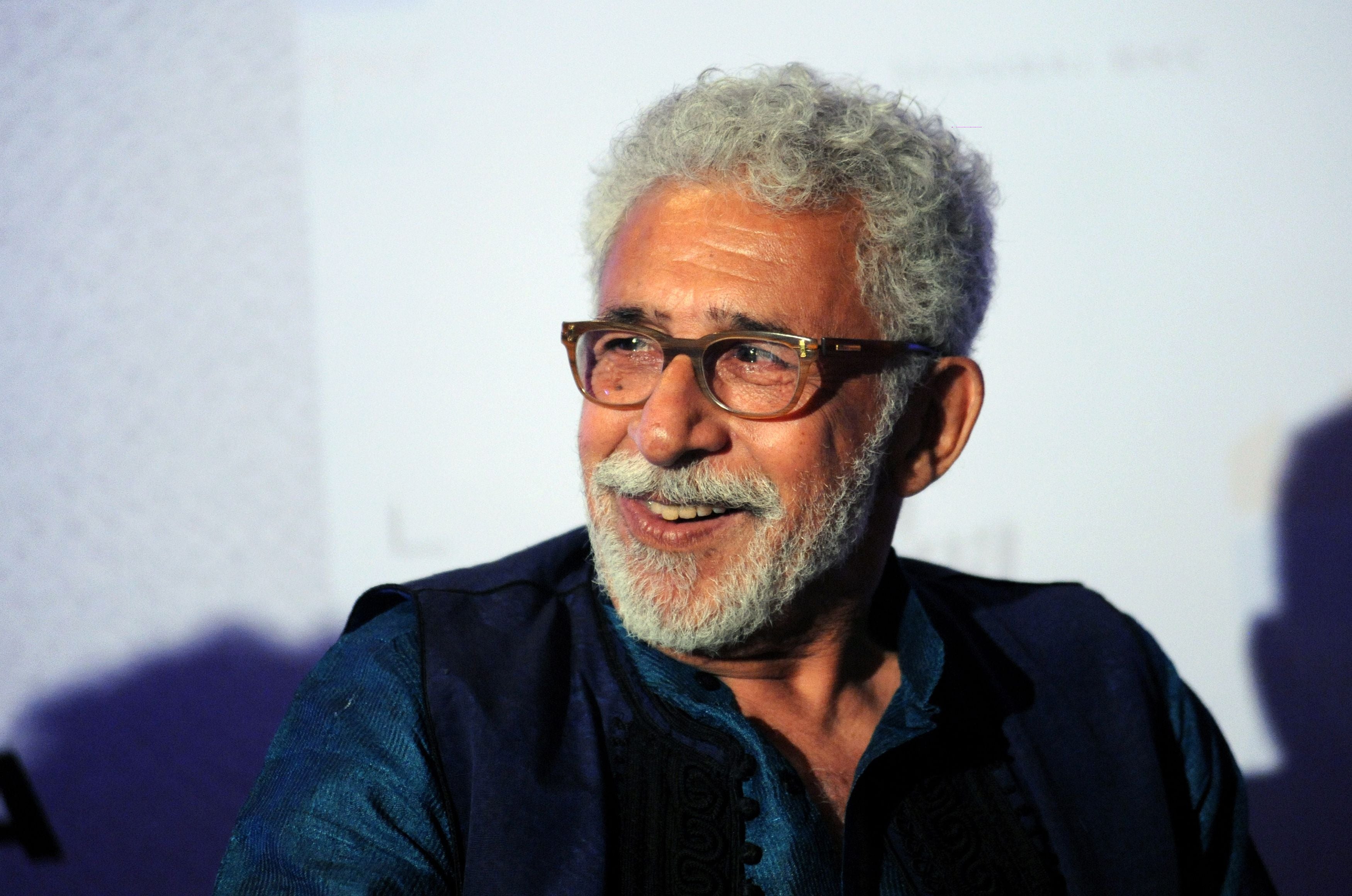 File image: Naseeruddin Shah attends the book launch of ‘The Village of Pointless Conversation’ in 2016