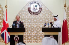 Raab calls for international coalition on Afghanistan on visit to Qatar