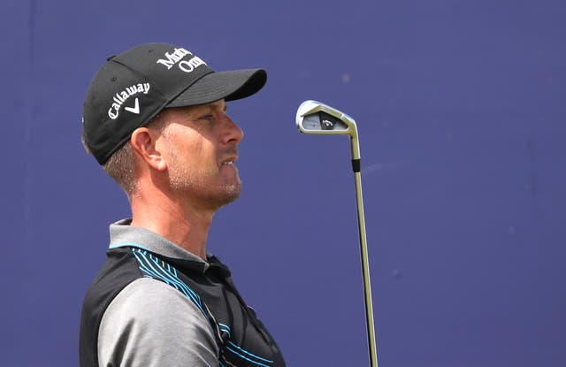 Henrik Stenson continued his strong recent form on day one of the Italian Open (Jane Barlow/PA)