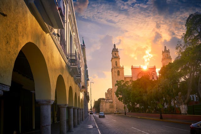 <p>The city of Merida, in Mexico’s Yucatan peninsula</p>