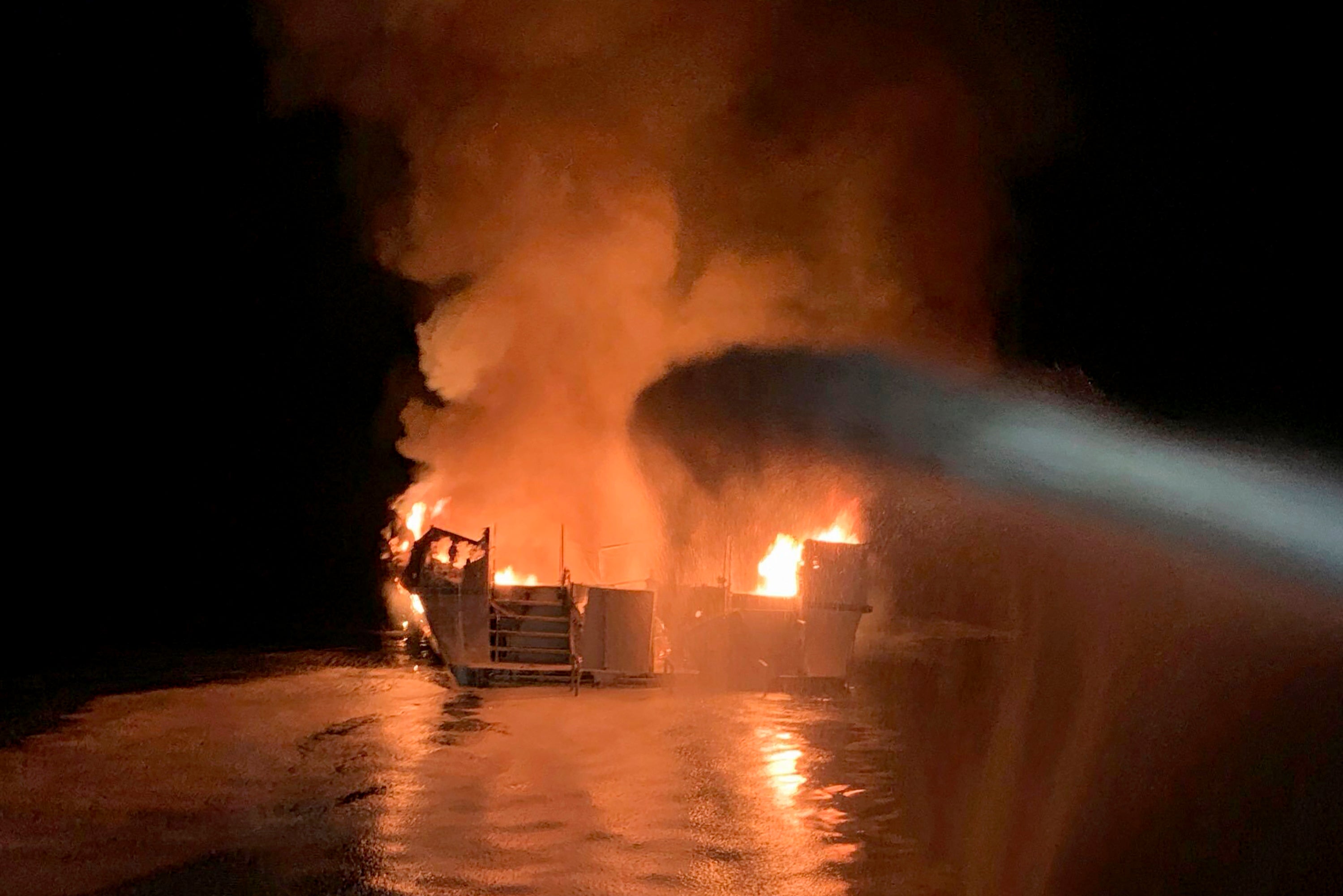 California Boat Fire