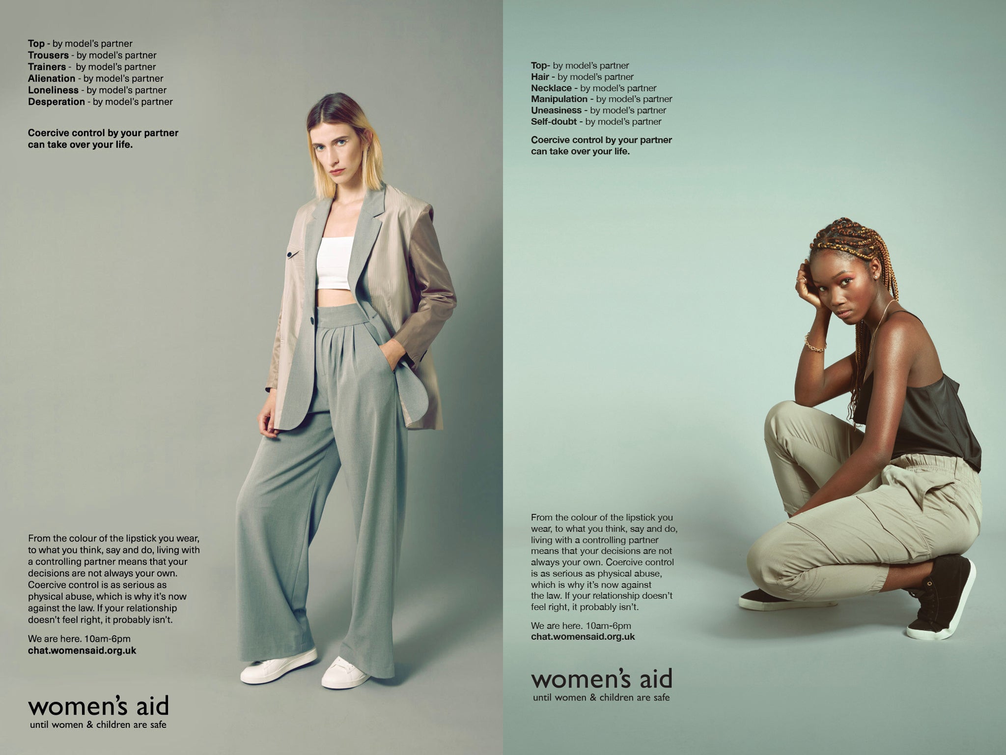 <p>‘Not Model’s Own’ campaign by Women’s Aid</p>