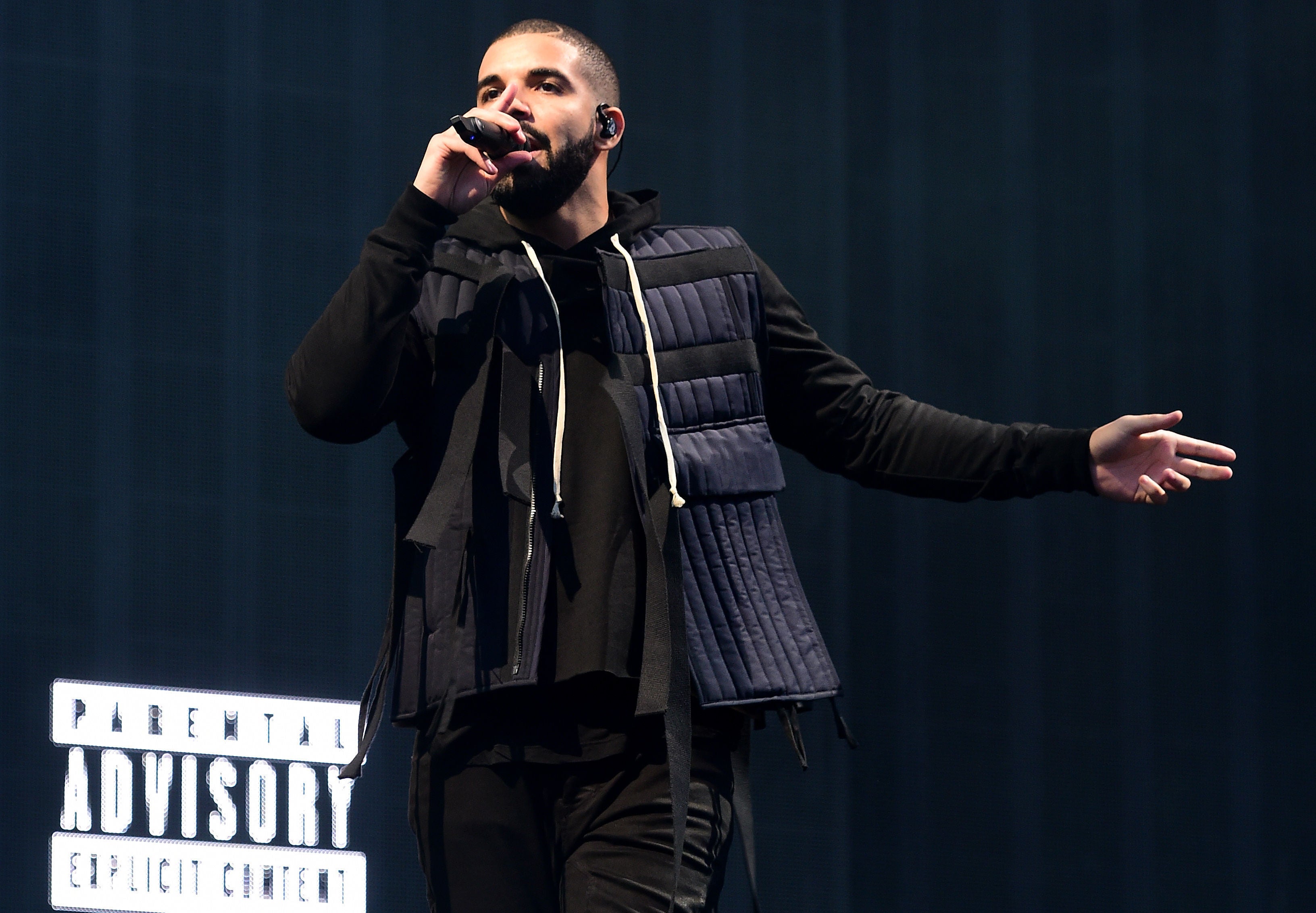 Drake performing at the Wireless Festival (Ian West/PA)