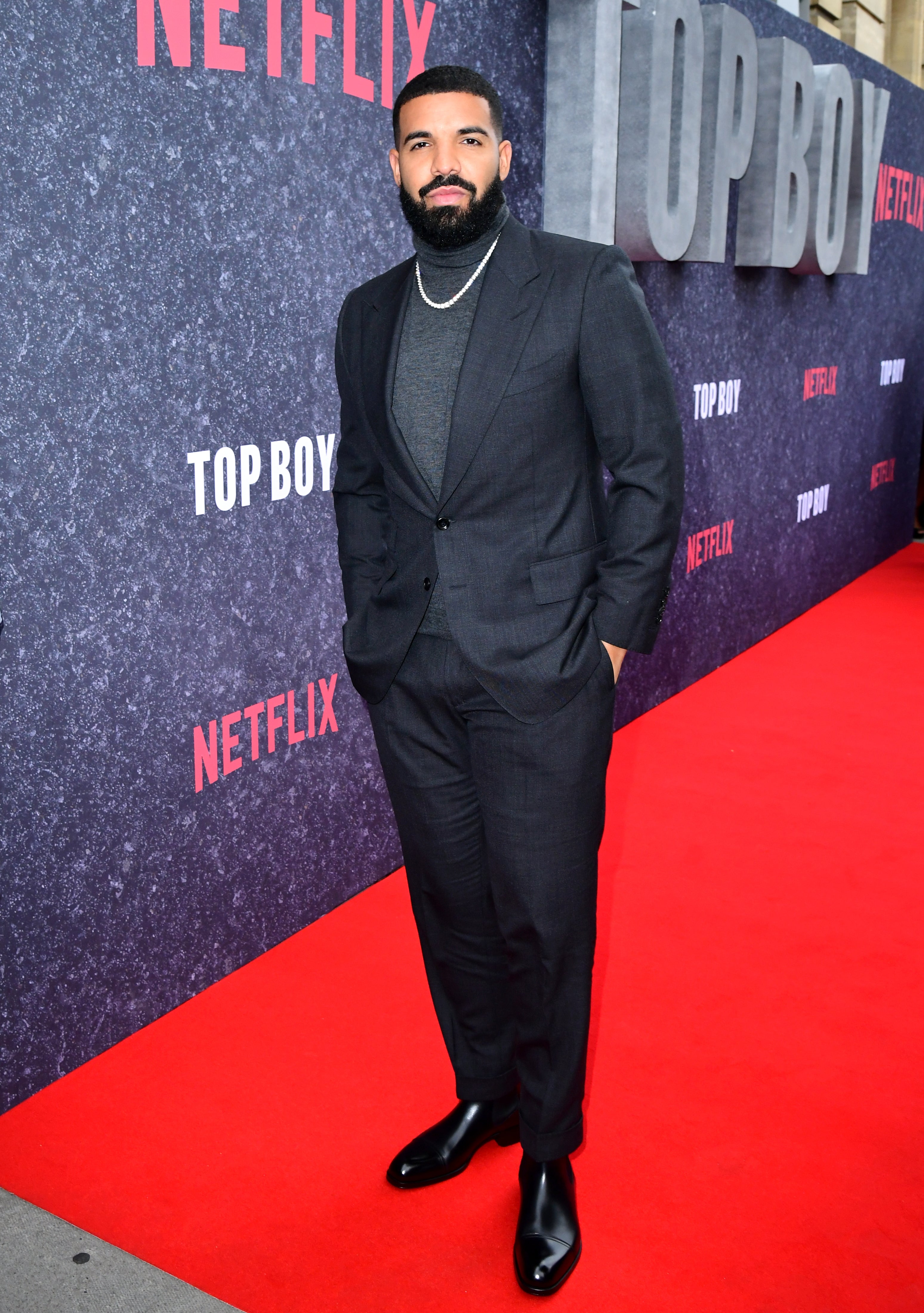 Drake attending the UK premiere of Top Boy at the Hackney Picturehouse in London (Ian West/PA)