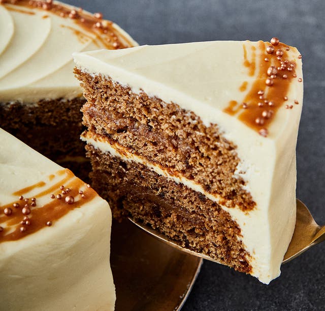 <p>The sticky toffee cake is a play on the classic dessert </p>