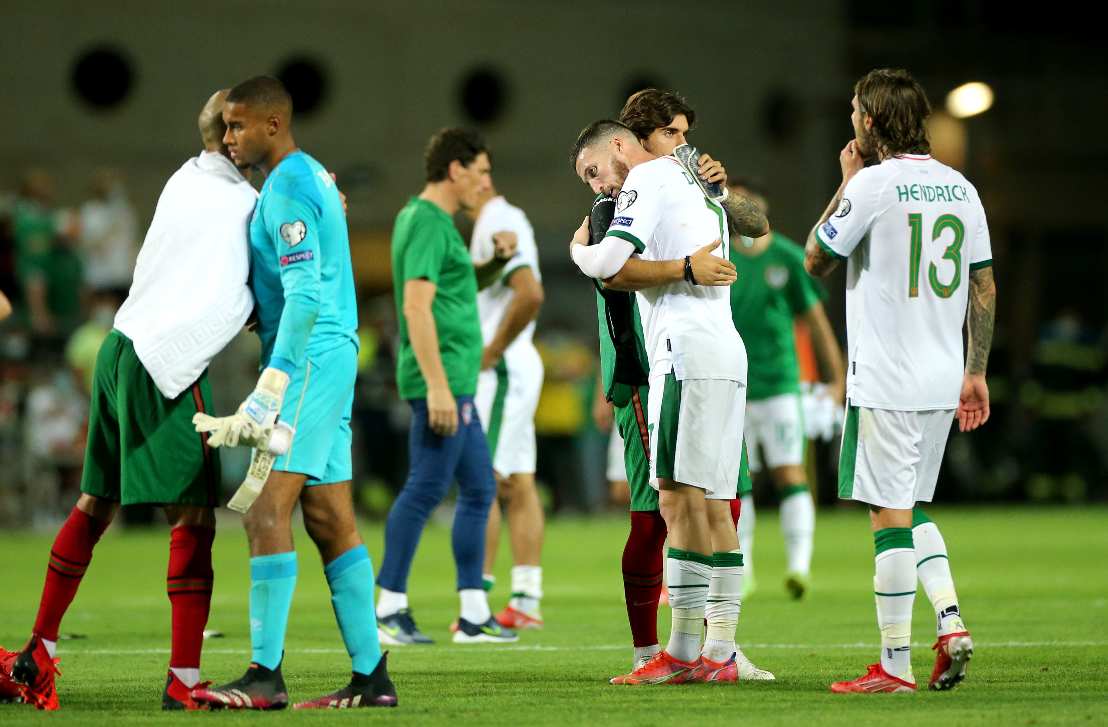 The Republic of Ireland came within a minute of a famous World Cup qualifier victory in Portugal on Wednesday night (Isabel Infantes/PA)