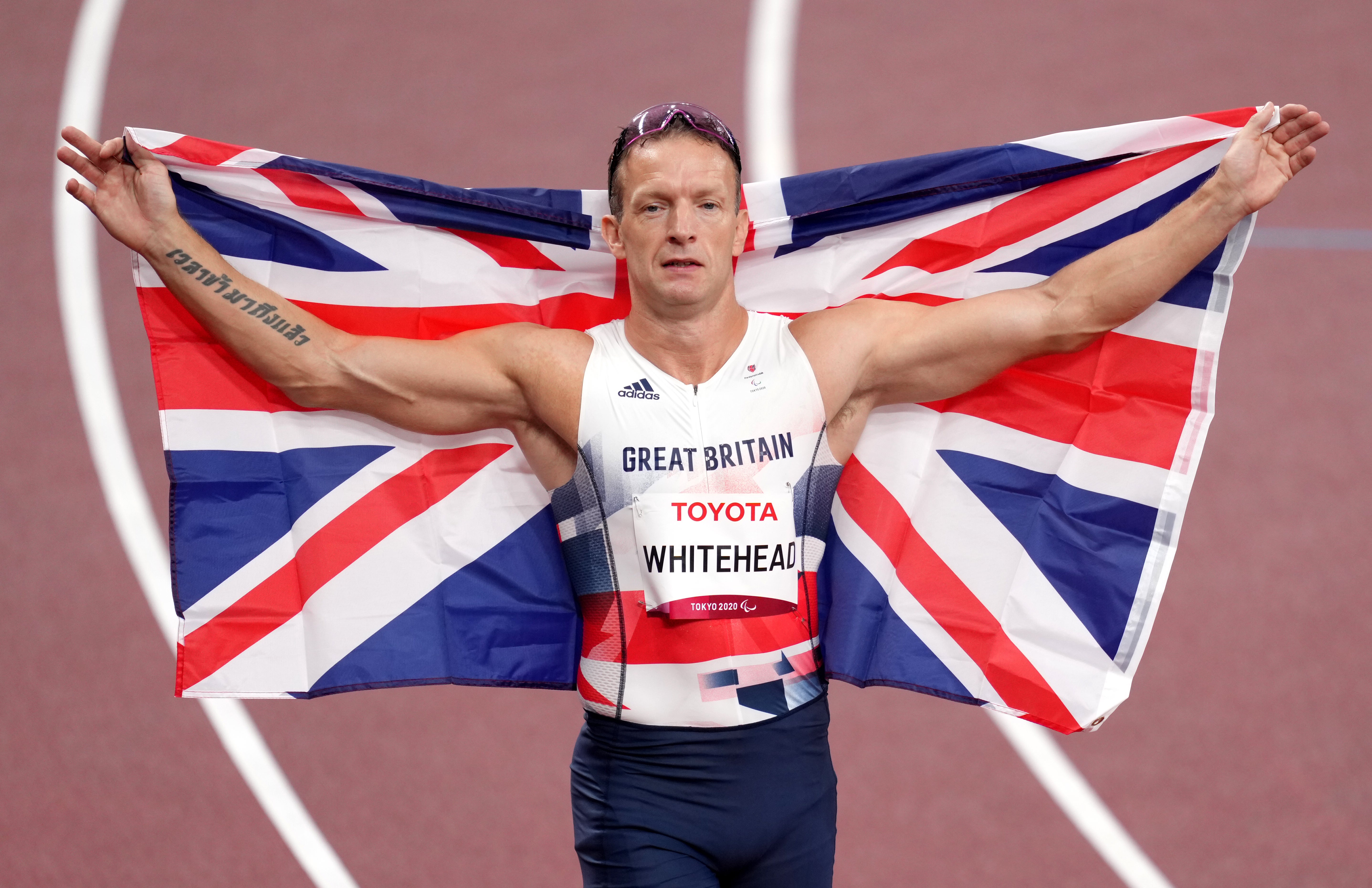 Great Britain’s Richard Whitehead won 200m silver (John Walton/PA)