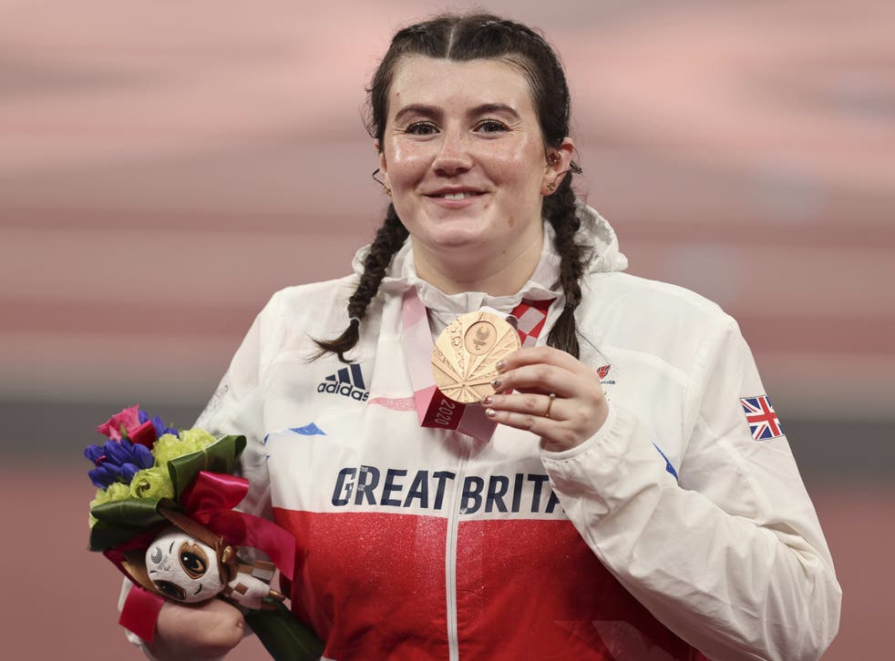 hollie arnold has no i m a celebrity regrets despite javelin bronze in tokyo the independent
