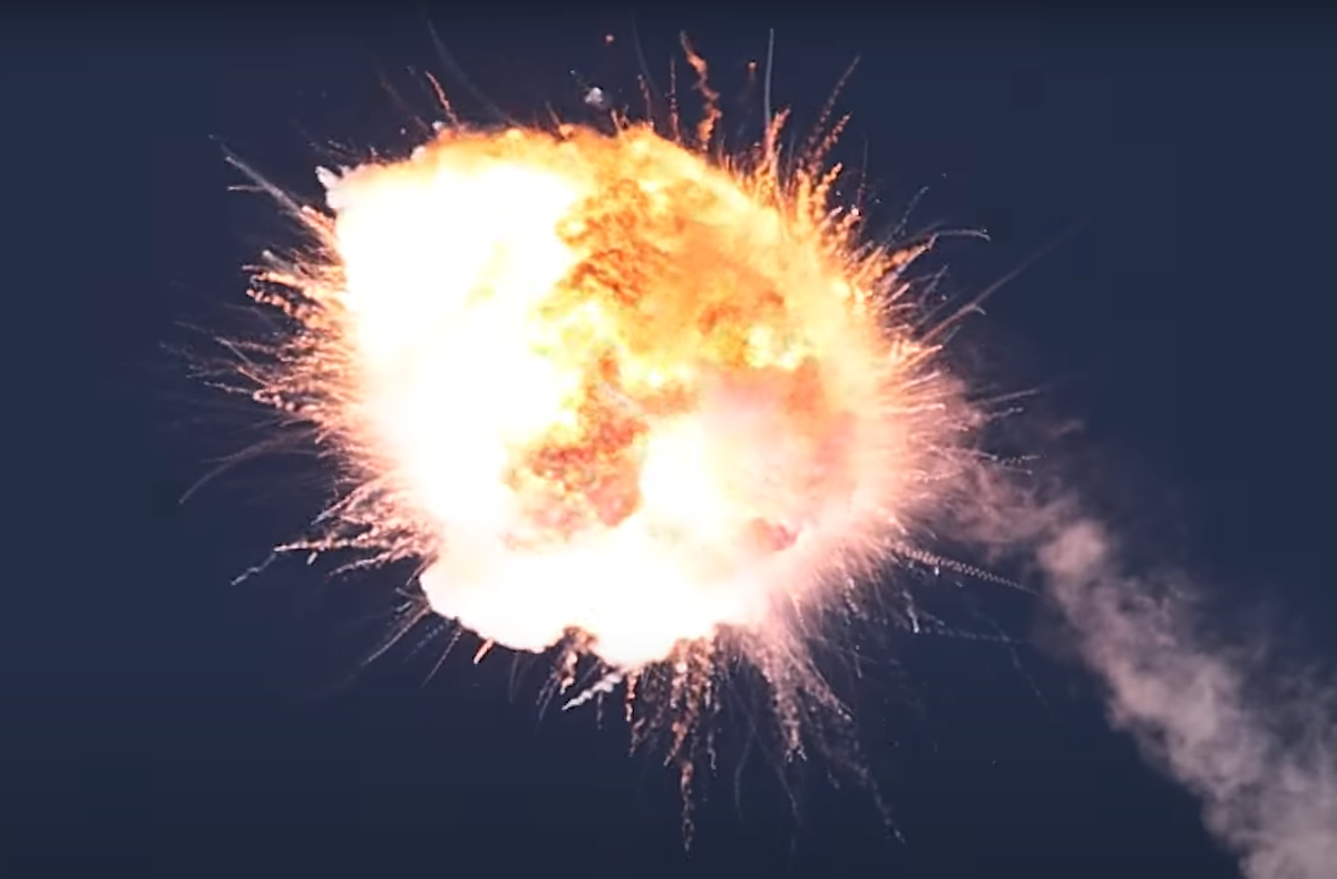 Firefly Alpha rocket spectacularly explodes two minutes after launch